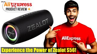 Game-Changing ZEALOT S56 Bluetooth Speaker Review: 40W Output Power, Excellent Bass  IPX6