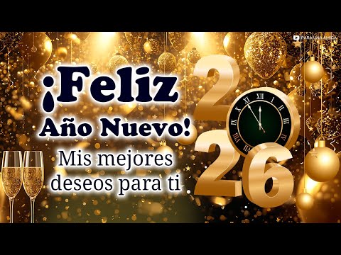FELIZ AÑO NUEVO, Para ti 🎊 El mejor mensaje de fin de año y bienvenida 2026 ✨