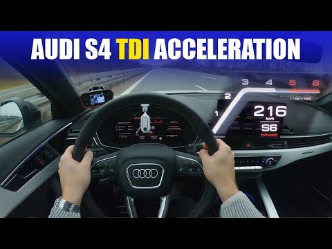 2021 Audi S4 TDI B9 (341HP) | 100-200km/h & 0-100km/h | ACCELERATION
