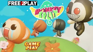 Monkey Split ★ Gameplay ★ PC Steam [ Free to Play ] game 2021 ★ HD 1080p60FPS