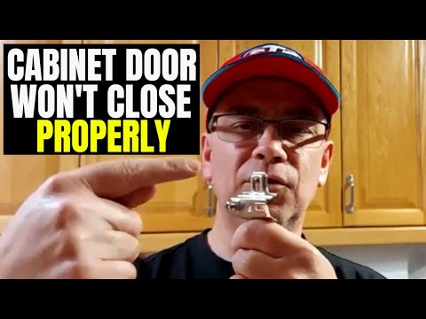 Cabinet Door Hinge Replacement | How To Adjust Kitchen...