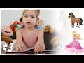 Barbie Girl - Book and Horses- Kids Funny Video ...