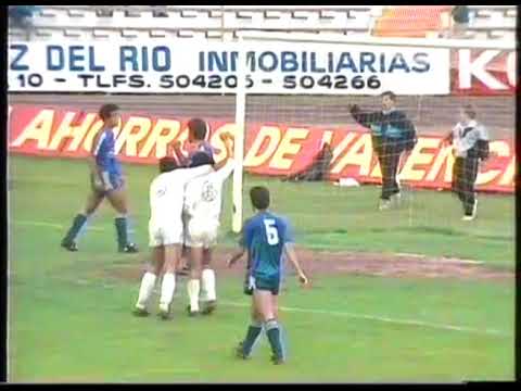 Albacete 4 - Maspalomas 1. Temp. 89/90. Jor. 29.