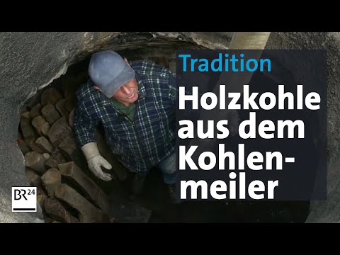 Kohlenmeiler brennt für gute Zwecke | BR24