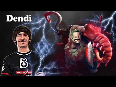 Dendi - Pudge Support vs Ceb Tidehunter | Dota 2 7.28b Gameplay