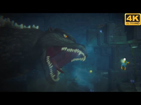 Dave Meets Godzilla Scene - Dave The Diver Godzilla DLC (4K 60FPS)