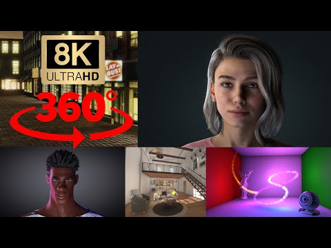 VR 360 - ICLONE 8 Projects - 3D VR RENDER SAMPLE - OCULUS META