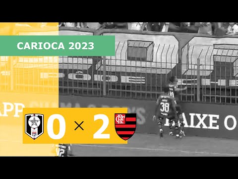 Resende 0 x 2 Flamengo - Gols - 18/02 - Campeonato Carioca 2023