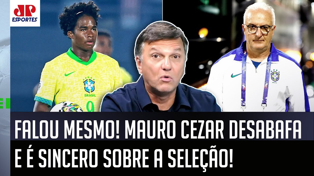 "É INSUPORTÁVEL! Gente, a VERDADE é que a Seleção Brasileira..." Mauro Cezar DESABAFA e FALA TUDO!