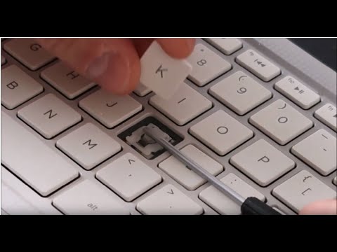 How To Fix Replace Small Keyboard Key - HP Envy Laptop Computer