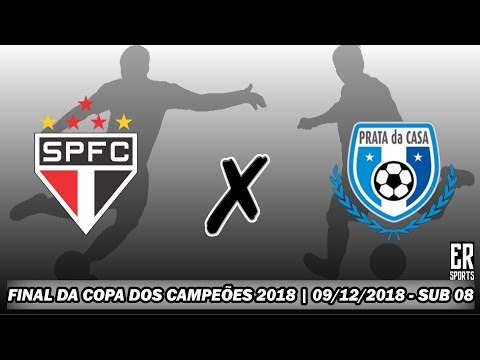 Final da Copa dos Campeões 2018 São Paulo F.C. 2X3 Prata da Casa - SUB 8 | 09/12/2018