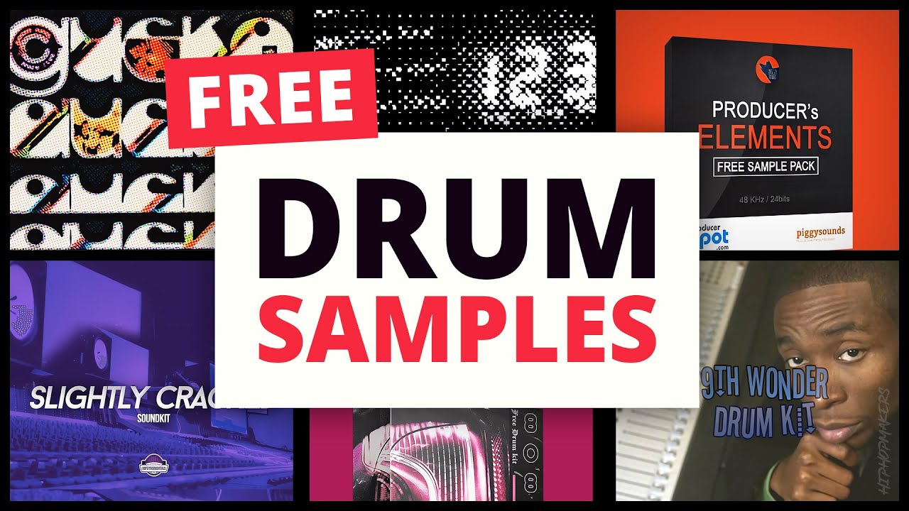 6 FREE Drum Sample Packs That Add Up To 3,000 Free Drum Samples