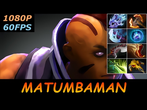Dota 2 MATUMBAMAN Anti-Mage Pro Top MMR 21/0/12 Ranked Full Gameplay
