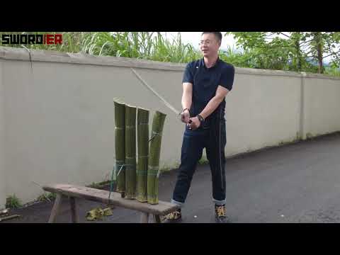 The Full Cutting Test With Tameshigiri Series Katana | Will It Be Your Next Pick?  #tameshigiri