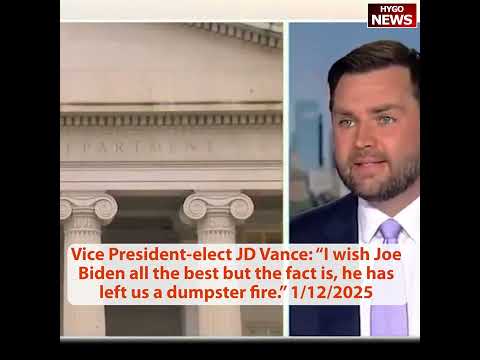 Vance on Greenland: 'A Real Opportunity for Us to Take Leadership'; Says Biden Left a 'Dumpster Fire'