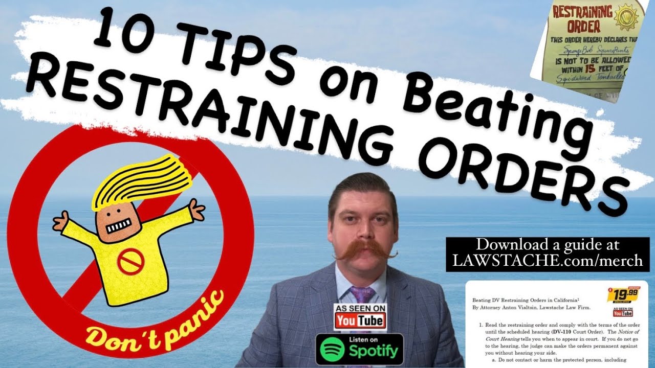 10 TIPS on Beating a Restraining Order | San Diego | LAWSTACHE.com