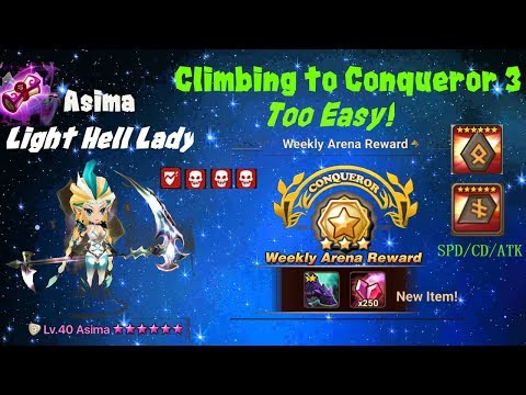 Asima New Buff 2019 ( Light Hell Lady ) Summoners war