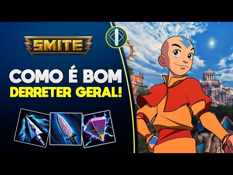 Como é bom DERRETER todo mundo! MERLIN MID - ⚡ Smite BR Conquista