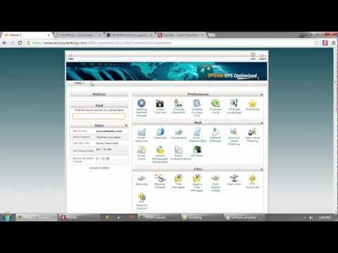 comment installer cpanel