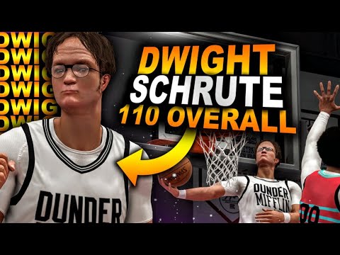 110 OVERALL DWIGHT SCHRUTE Has Over an OVERPOWERED VERTICAL In NBA 2K20.. | DominusIV