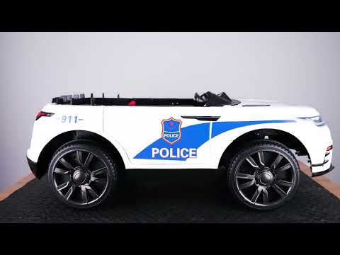 Range Rover Velar Style - Police Edition 12v Electric Ride On Car For Kids With Remote Control