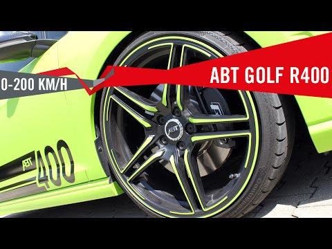 ABT Golf R400 - 0-200 km/h & Sound