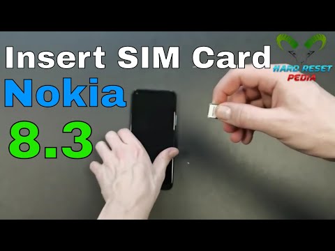 Nokia 8.3 Insert The SIM Card
