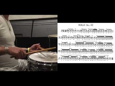 C. Wilcoxon “150 rudimental solos” solo 32 POLYRHYTHM  @ihor nalyvaiko