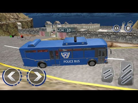 Police Bus Driver Offroad Prisoner Transport || Police Bus 3D Driving Game || Bus Racing Games
