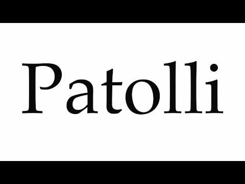 How to Pronounce Patolli