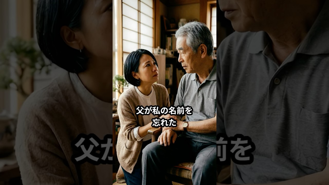 父が私の名前を忘れた。その日私は世界で一番孤独な娘になった。でも数日後 #感動する話