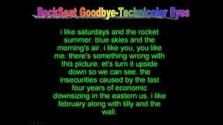 Backseat Goodbye - Technicolor Eyes (Lyrics) HD