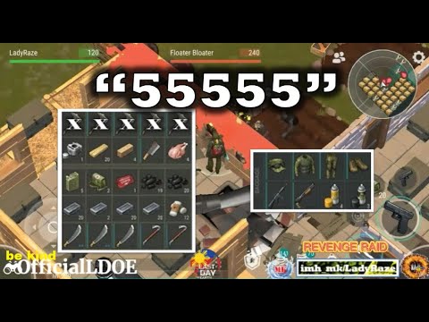 "55555" base raided with small box to block - Last Day On Earth: Survival