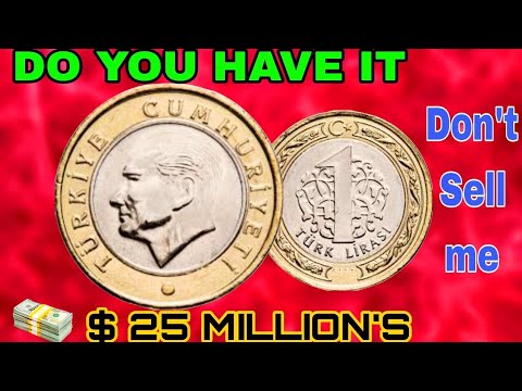 1 lira 2018, Turkey - Coin Most Valuable Old Coin for Numismatics rare coins worth millions