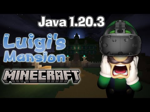 Explore Luigi's Mansion VR in Minecraft Steeles 😱