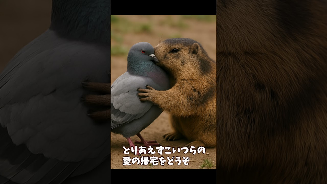 鳩と言えばマーモット