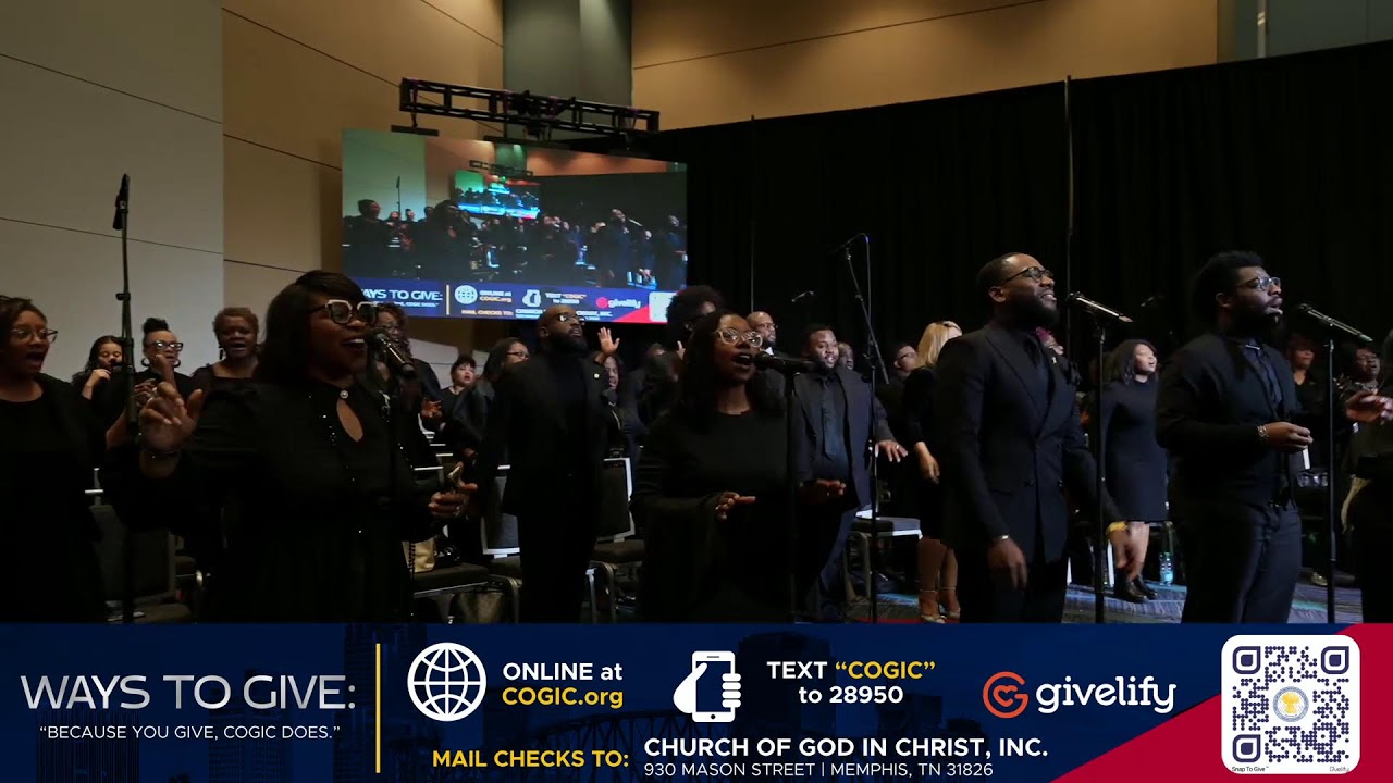 Presiding Bishop J. Drew Sheard preaching at COGIC 2026 Leadership Conference Official Night