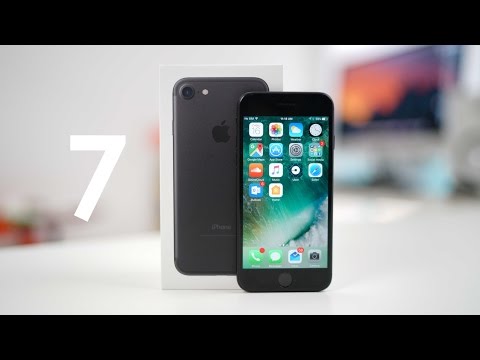 iPhone 7 Black UNBOXING and SETUP