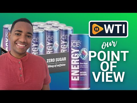 Sparkling Ice +ENERGY Berry Blast Sparkling Water. Energy drinks with Vitamins & Electrolytes - WTI product video review