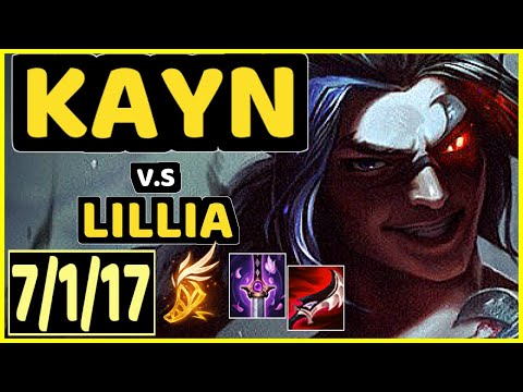 KREOX (KAYN) vs LILLIA - 7/1/17 KDA JUNGLE CHALLENGER GAMEPLAY - EUW