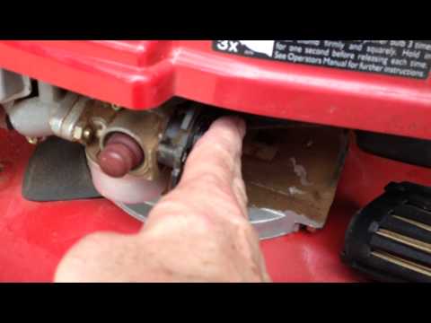 Quick Fix for a Mower that starts, then stalls
