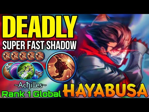Deadly Ninja Hayabusa Fast Shadow Control! - Top 1 Global Hayabusa by ~Acђiℓℓes~ - Mobile Legends