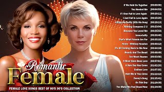 Anne Murray, Celine Dion, Whitney Houston, Mariah Carey💕Best of 70's & 80's & 90's Female Love Songs