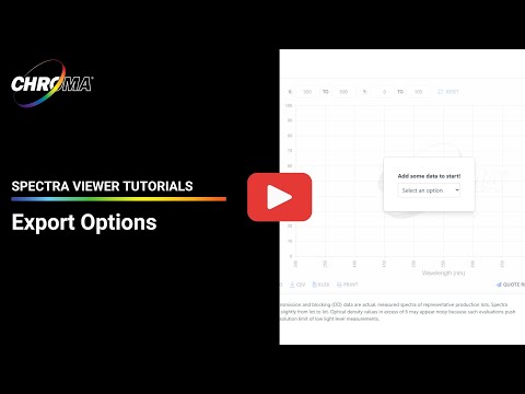 How to Export & Share Spectral Data in Chroma’s Spectra Viewer | Full Guide