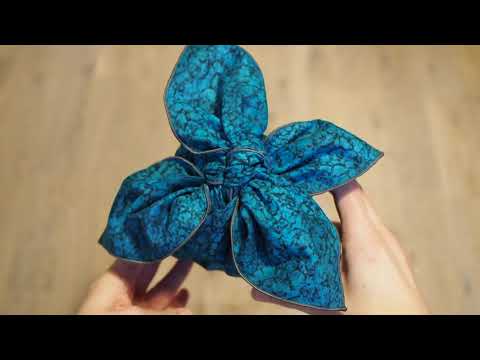 Fabric Gift Wrapping | Four Tie Wrap Tutorial | YOTSU MUSUBI