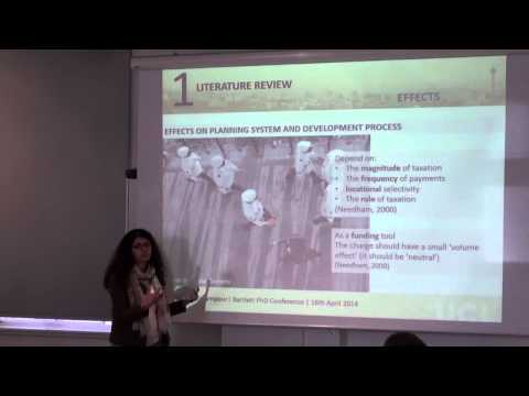 The Bartlett PhD Conference 2014: Katayoun Karampour, School of Planning