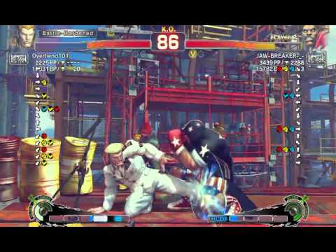 Ultra Street Fighter IV battle: Overfiend101 (Guile) vs JAW-BREAKER-_- (Balrog)