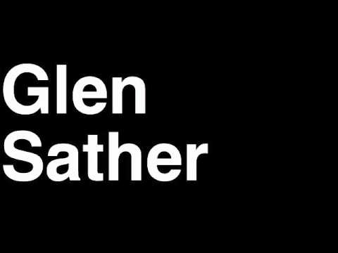 How to Pronounce Glen Sather New York Rangers NHL Hockey GM General Manager Speech Interview Fired