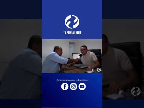 Vereador presidente da câmara Santana dos garrotes Maciel concedeu  entrevista a Tv portal web