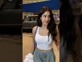 Jhanvi Kapoor At Airport Jhanvi Kapoor Hot Shorts Jhanvikapoor Bollywood Celebrity